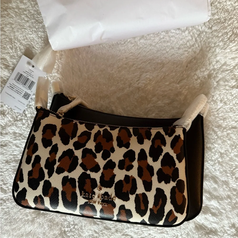 Kate Spade Duet Leopard Small Crossbody